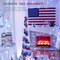 33ft Patriotic LED String Lights - 100 LED July 4th Decor on Clear Wire, Red White & Blue